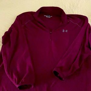 Really light weight under armor zipper jersey